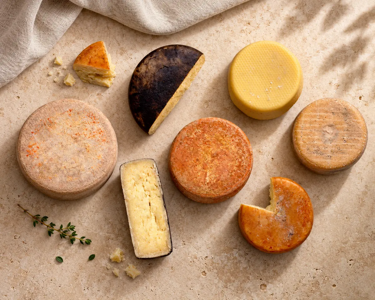 Still life di formaggi